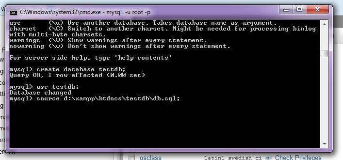 Import Mysql DB Using Command Line WalksWithMe